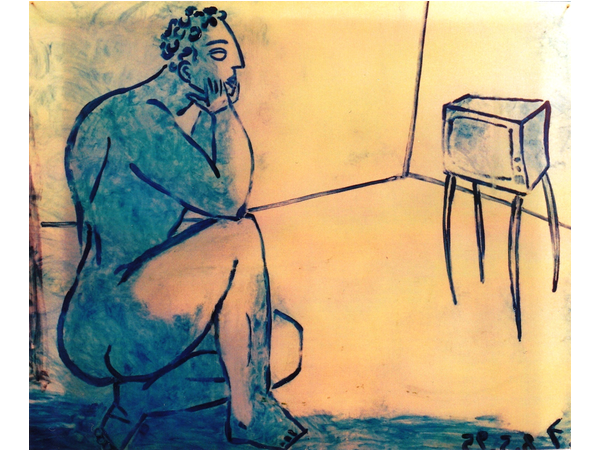 Blaue Vision