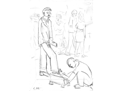 Der Schuhputzer