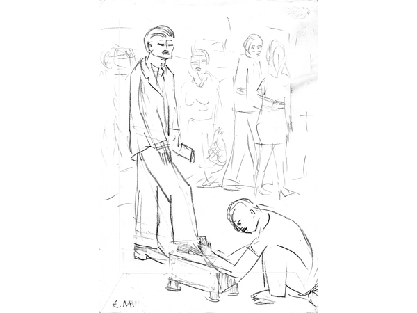 Der Schuhputzer